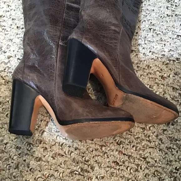 Rachel Comey Brown Leather Knee Boots Sz. 8.5