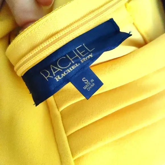 Rachel Rachel Roy Halter Sheath Dress - Yellow - Size Small
