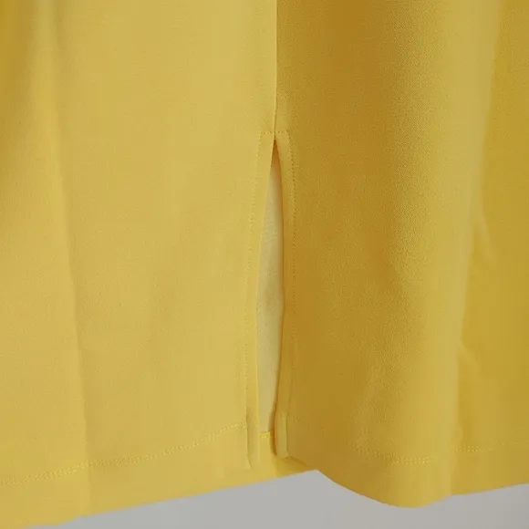Rachel Rachel Roy Halter Sheath Dress - Yellow - Size Small