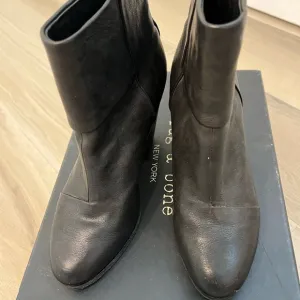 Rag &amp; Bone Black Ankle Boots Sleek Minimalist Design