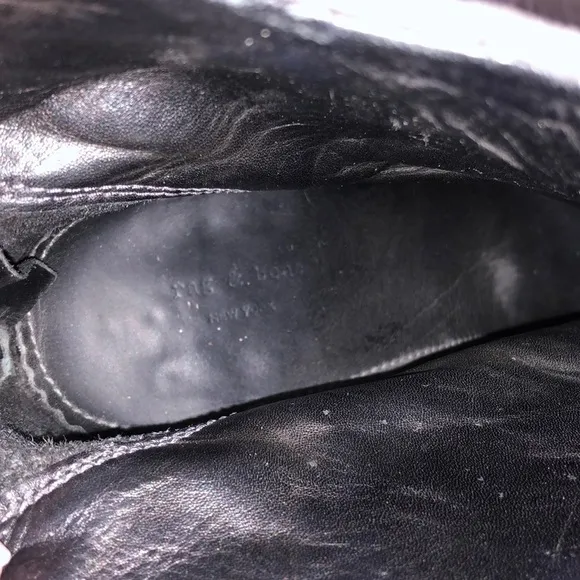 Rag &amp; Bone black suede boots size 38.   8