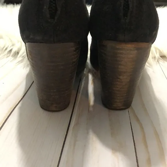 Rag &amp; Bone black suede boots size 38.   8