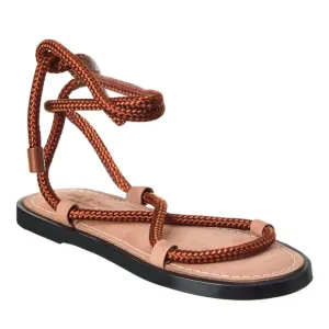 Rag &amp; Bone Brown Braided Gladiator Sandals