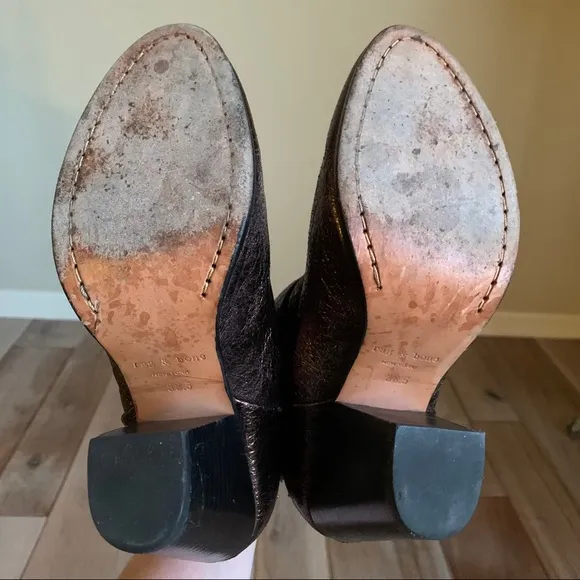 Rag &amp; Bone Classic Newbury Bronze Leather Boots