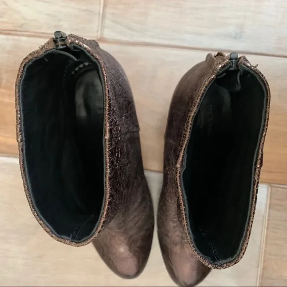 Rag &amp; Bone Classic Newbury Bronze Leather Boots