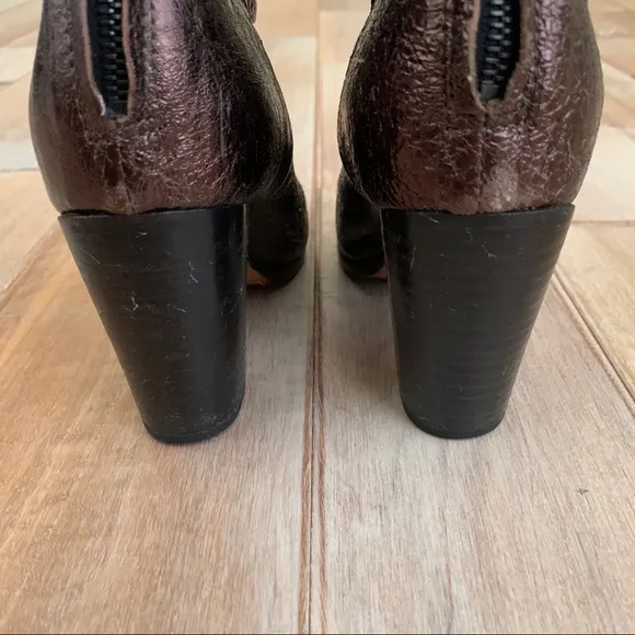 Rag &amp; Bone Classic Newbury Bronze Leather Boots