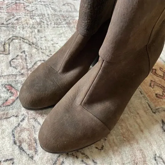 Rag &amp; Bone Classic Newbury Leather Booties in Dark Brown Women’s SIZE 9.5 EUC