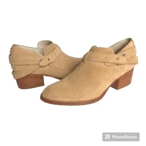 Rag &amp; Bone Neutrals Suede Leather Ankle Boots Booties Women’s Size 38