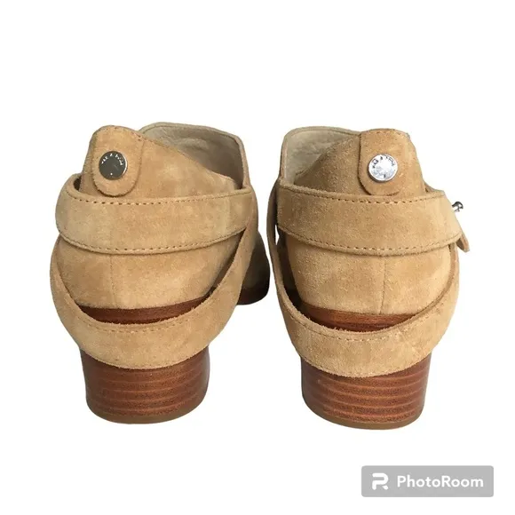 Rag &amp; Bone Neutrals Suede Leather Ankle Boots Booties Women’s Size 38