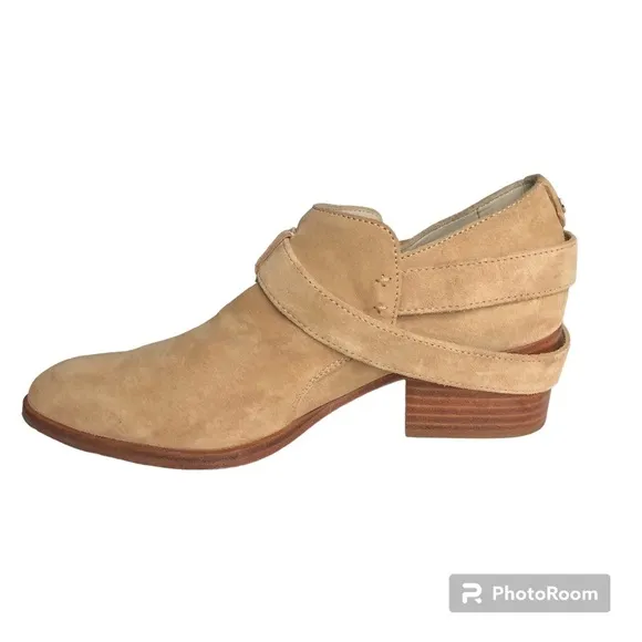 Rag &amp; Bone Neutrals Suede Leather Ankle Boots Booties Women’s Size 38