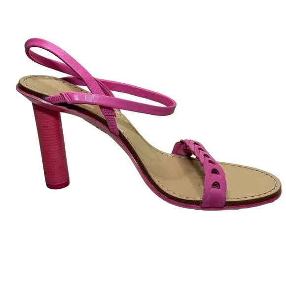 Rag &amp; Bone NY Infinity High Heels Sandals Magenta Women's 37/6.5 NWOB Dustbag
