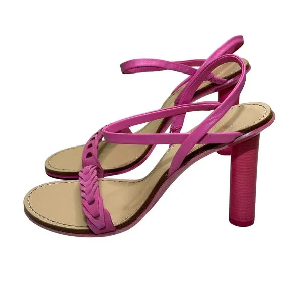 Rag &amp; Bone NY Infinity High Heels Sandals Magenta Women's 37/6.5 NWOB Dustbag