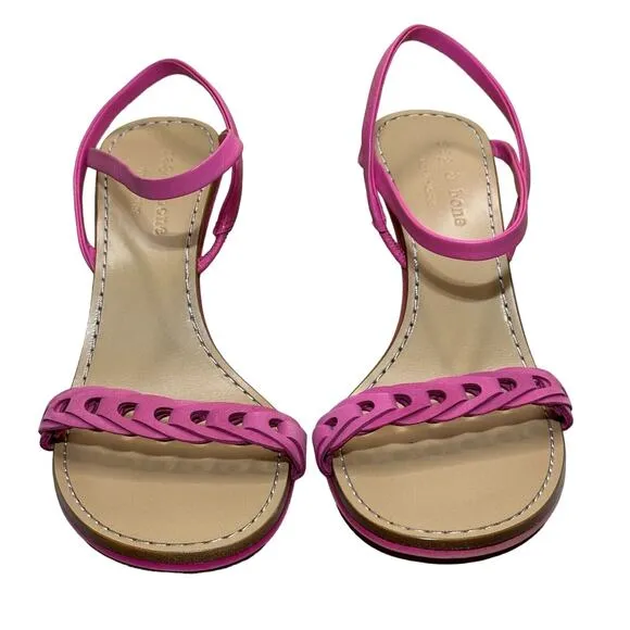 Rag &amp; Bone NY Infinity High Heels Sandals Magenta Women's 37/6.5 NWOB Dustbag
