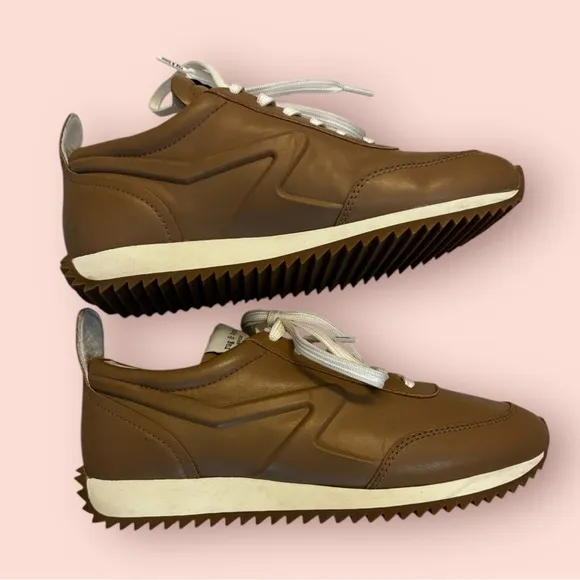 Rag &amp; Bone Retro Calfskin Runner Sneakers 37.5 us size 7‎