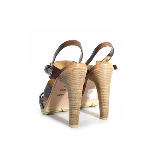 RAG &amp; BONE Sandals 8 Platform High Heel Gray Sandals 38