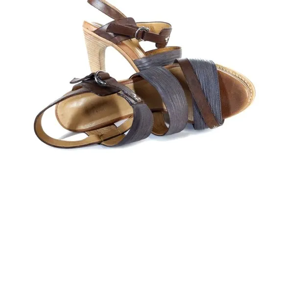 RAG &amp; BONE Sandals 8 Platform High Heel Gray Sandals 38