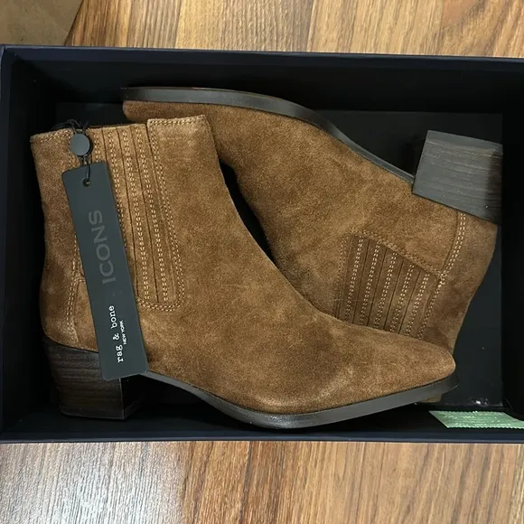 Rag and Bone Rover Icon Suede Boots