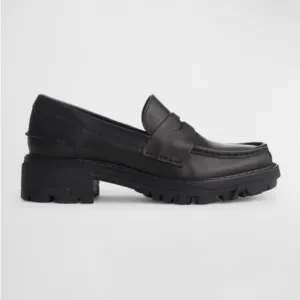 Rag and Bone Shiloh Loafers Leather Black 36