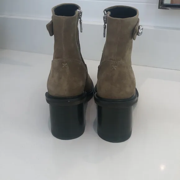 Rag and bone suede boots.