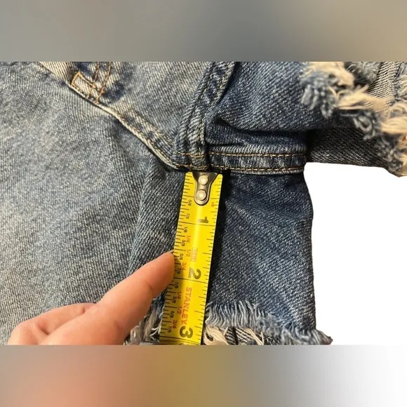 RAILS The Fairfax High Rise Cut Off Denim Shorts Size 31