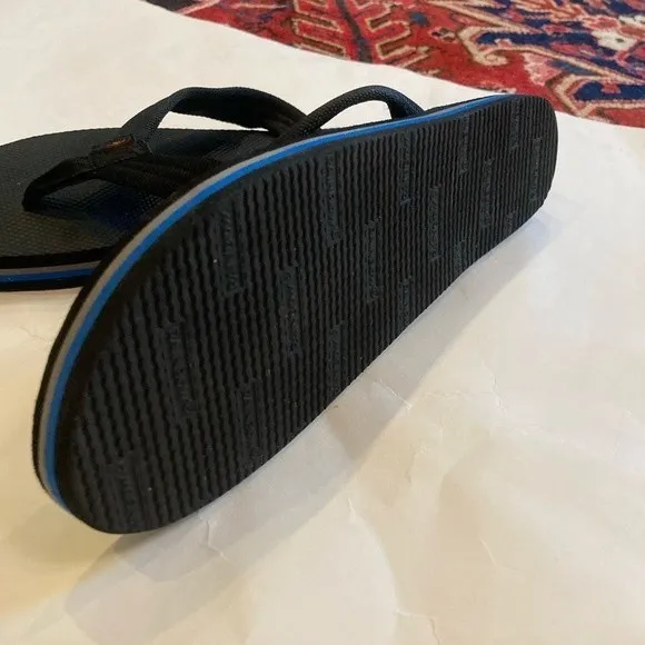 Rainbow Sandals Men's Single Layer Soft Top 1&quot; EVA Rubber Filled Nylon Strap