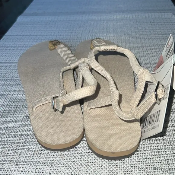Rainbow T-Street Hemp Braided Buckle Womens Flat Summer Sandals Natural Beige
