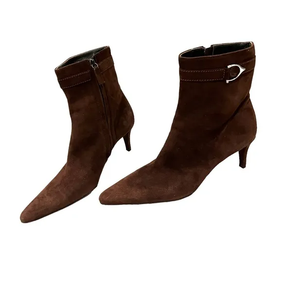 Ralph Lauren Brown Ankle Boots