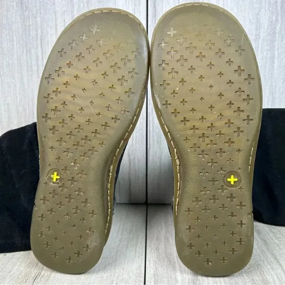 READ Dr. Martens Docs 11415 Tall Suede Leather Boots Shoes Women’s Size 8.5