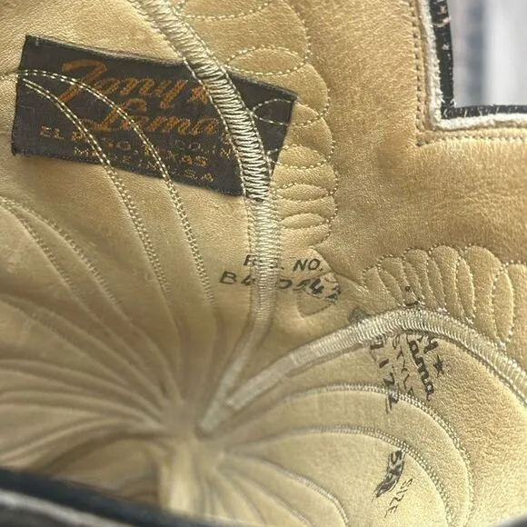 Real leather cowboy boots