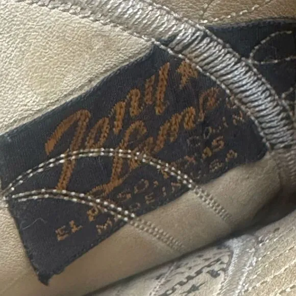 Real leather cowboy boots