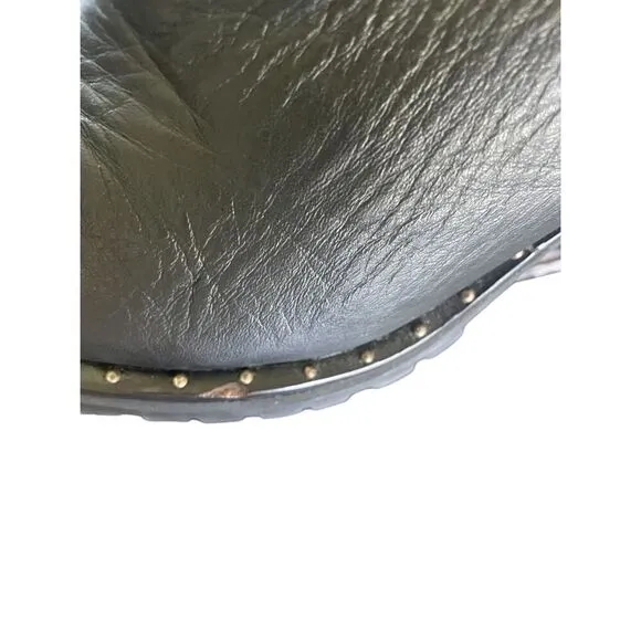 Rebecca Minkoff Eddie Studded Ankle Boots Black Size 8M