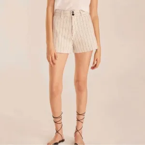 Rebecca Taylor High Rise Striped Shorts | EUC Size 6
