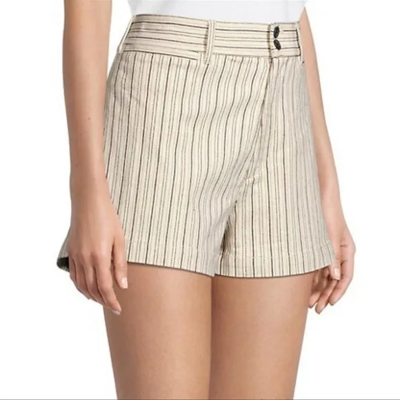 Rebecca Taylor High Rise Striped Shorts | EUC Size 6