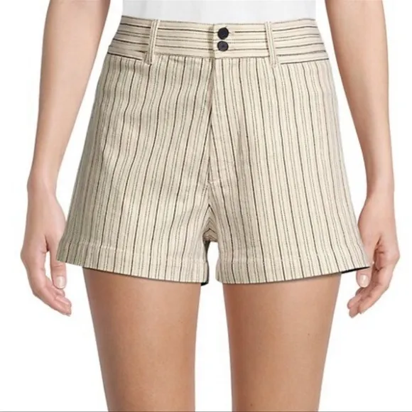 Rebecca Taylor High Rise Striped Shorts | EUC Size 6