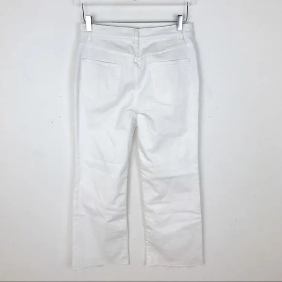 Rebecca Taylor La Vie Ines Kickboot Crop Jeans