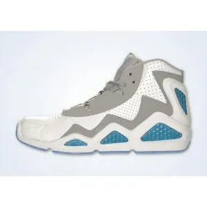 Rebook Sermon Basketball Sneakers Retro White/Gray/Blue Size 9.5