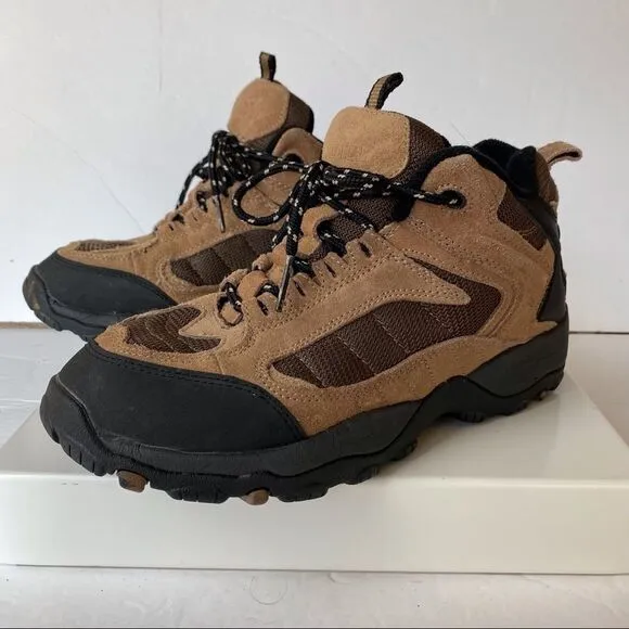 Red Head Brown Suede Ankle Hiking Boots Size 8