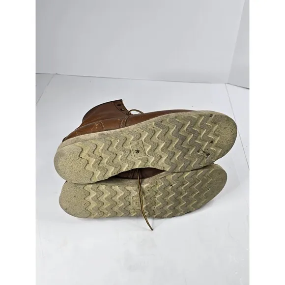 RED WING 875 HERITAGE 10875 CLASSIC MOC TOE 6&quot; BOOTS BROWN MENS SIZE 13 D