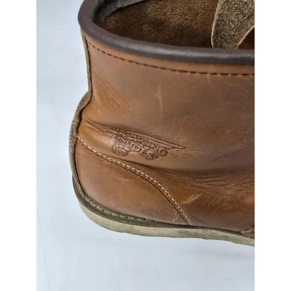 RED WING 875 HERITAGE 10875 CLASSIC MOC TOE 6&quot; BOOTS BROWN MENS SIZE 13 D