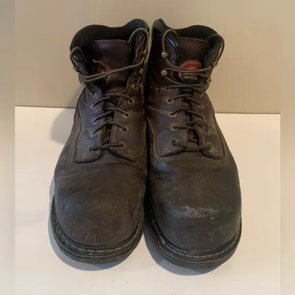 Red Wing‎ Irish Setter Steel Toe 83624 Brown Oil Slip Resistant Work Boots 11 EE