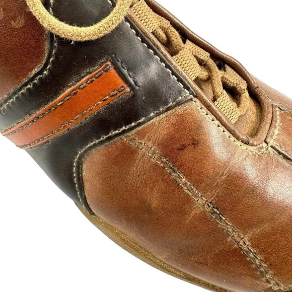 Red Wing Men's Low Top Brown Leather Casual Sneakers Loafers Soft Toe 10.5 EE