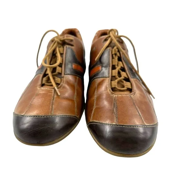 Red Wing Men's Low Top Brown Leather Casual Sneakers Loafers Soft Toe 10.5 EE