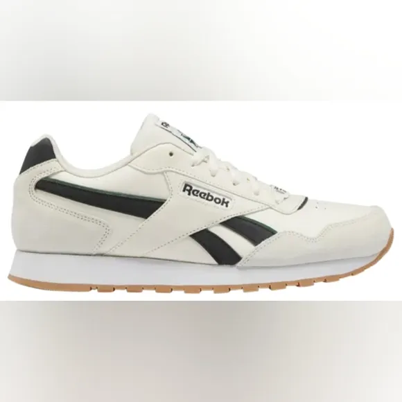 Reebok Classic Harman Run 'Chalk Black Gum' Sneakers Men's Size 10W New $79.95