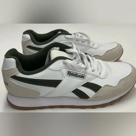 Reebok Classic Harman Run 'Chalk Black Gum' Sneakers Men's Size 10W New $79.95