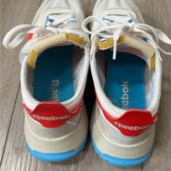 Reebok Classics Legacy Chalk Laser Retro Sneakers Men Size 7.5