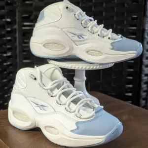 Reebok Question Mid “UNC Blue Toe” Size 7.5 Men’s – Allen Iverson Retro NEW