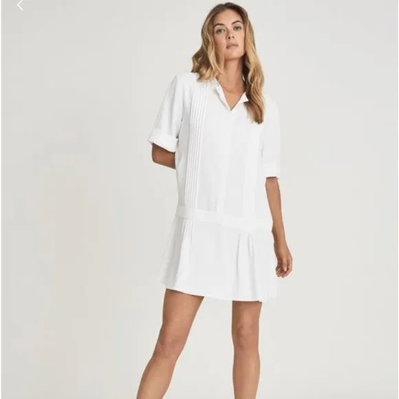 Reiss Drop Waist Ray Mini Dress. Size 10. NWT