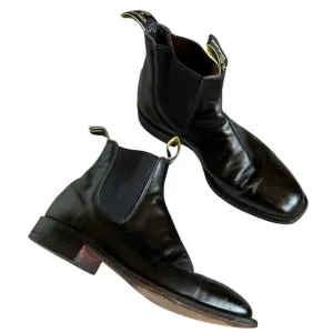 RM WILLIAMS R.M. Williams Black Leather Chelsea Boots Men's Size 7 G / 8 US