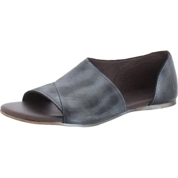 Roan by Bed Stu Womens Irie Leather Slip On Flat Sandals Sandals