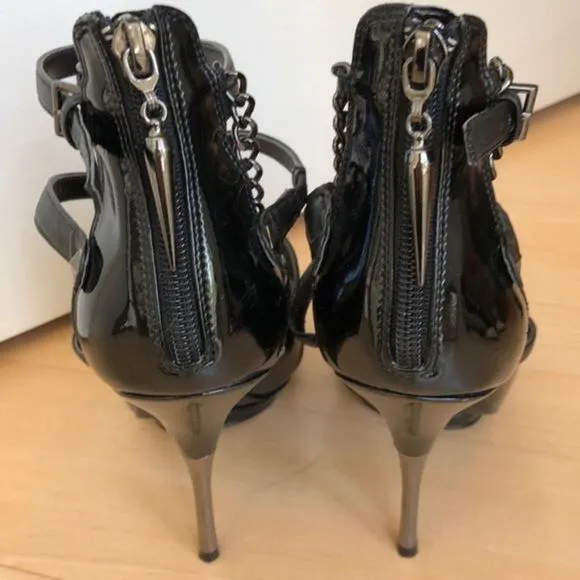Rock &amp; Republic Strappy Chain High Heel Sandals